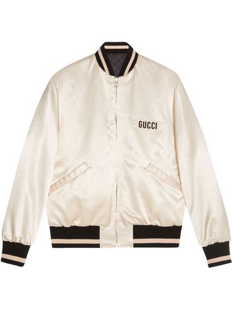 bomber gucci scozzese|GUCCI Reversible Logo.